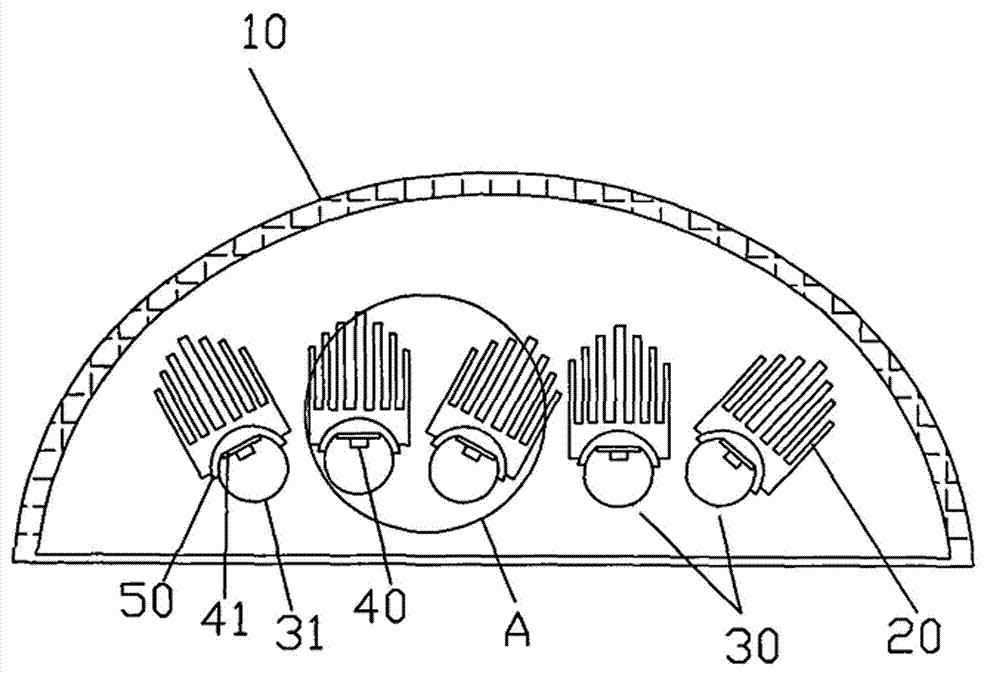 Light-emitting diode (LED) street lamp