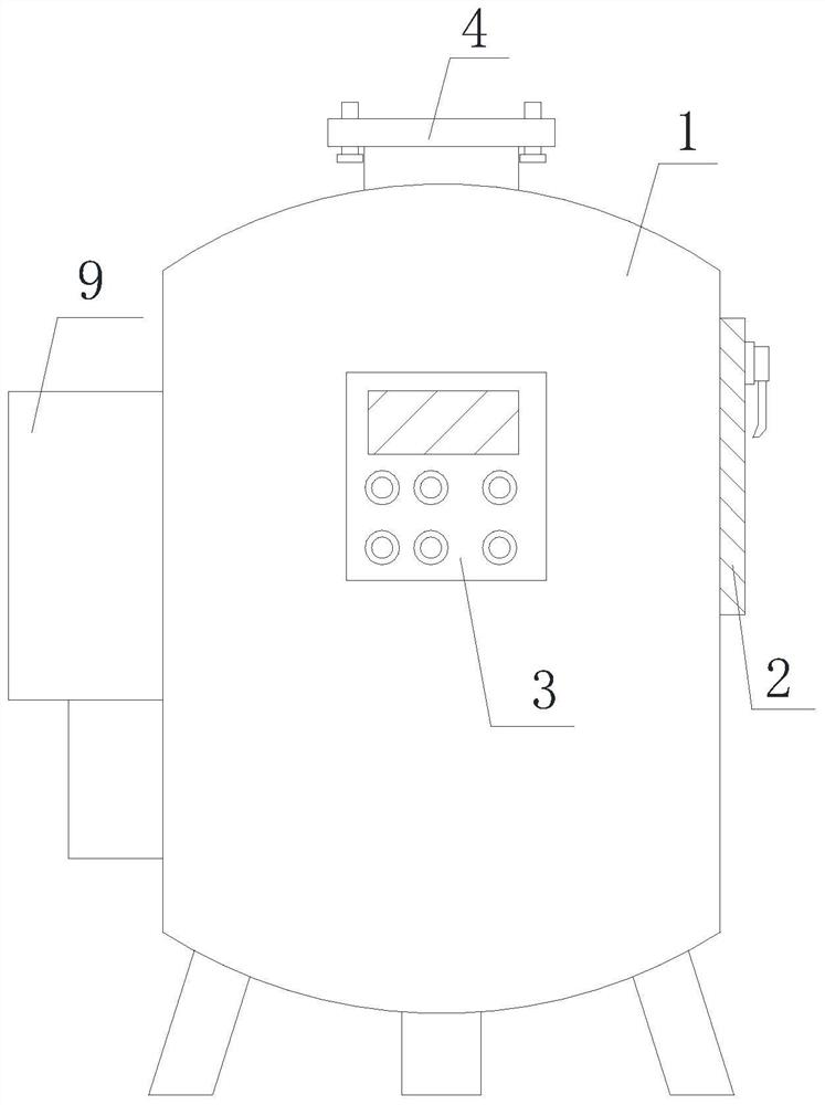 A heating furnace for heat treatment of wear-resistant parts