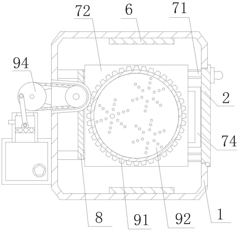 A heating furnace for heat treatment of wear-resistant parts