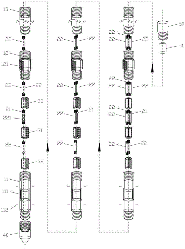 Modularized single-well and multilayered identification and sampling system for underground water