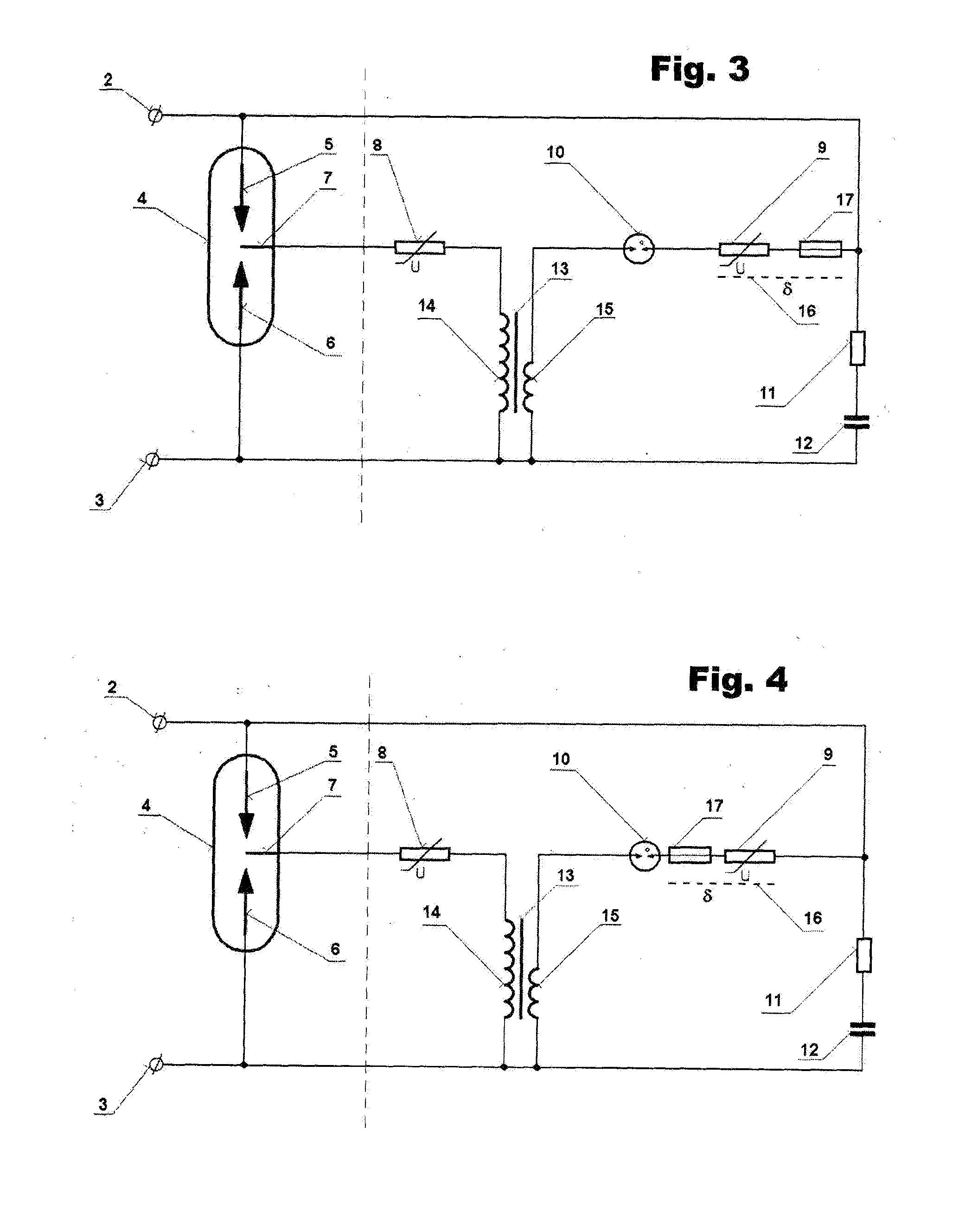 Triggering circuit of the overvoltage protection