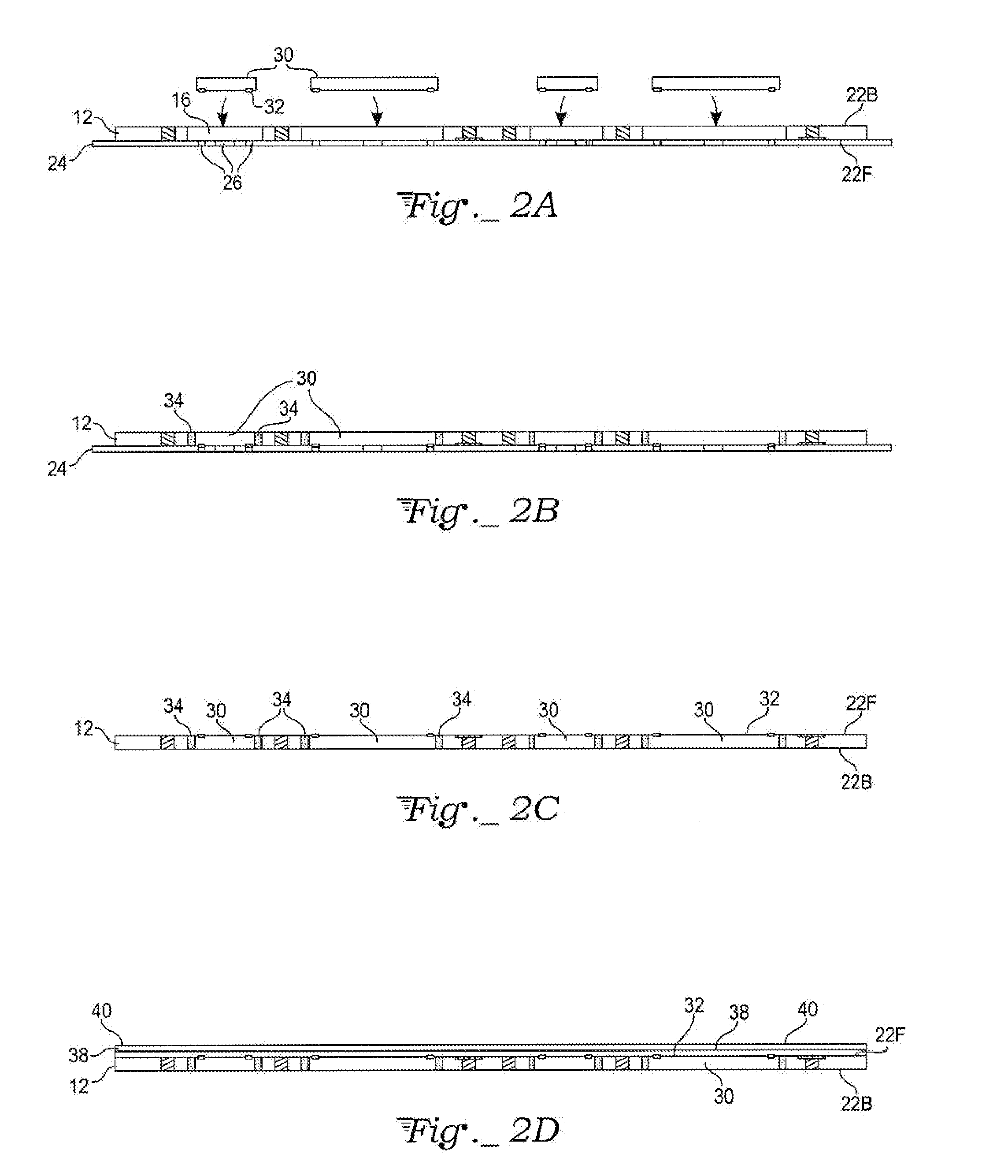 Multi-component electronic package with planarized embedded-components substrate