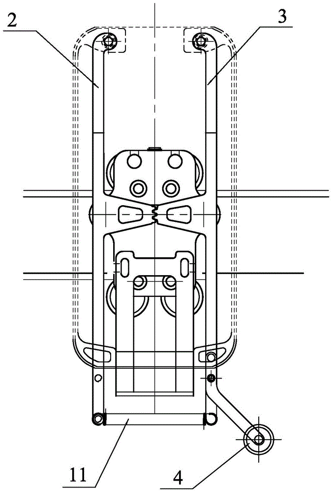 Tail filling bag body fixture