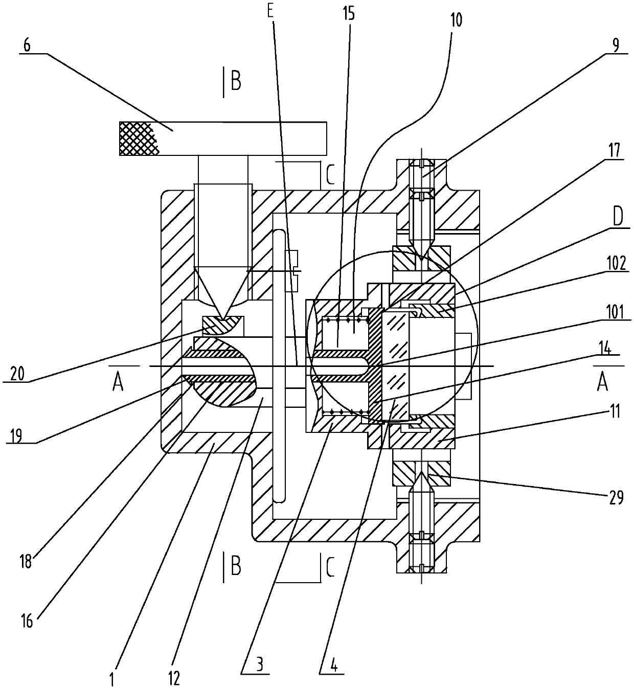 Fine tuning mechanism of reflector