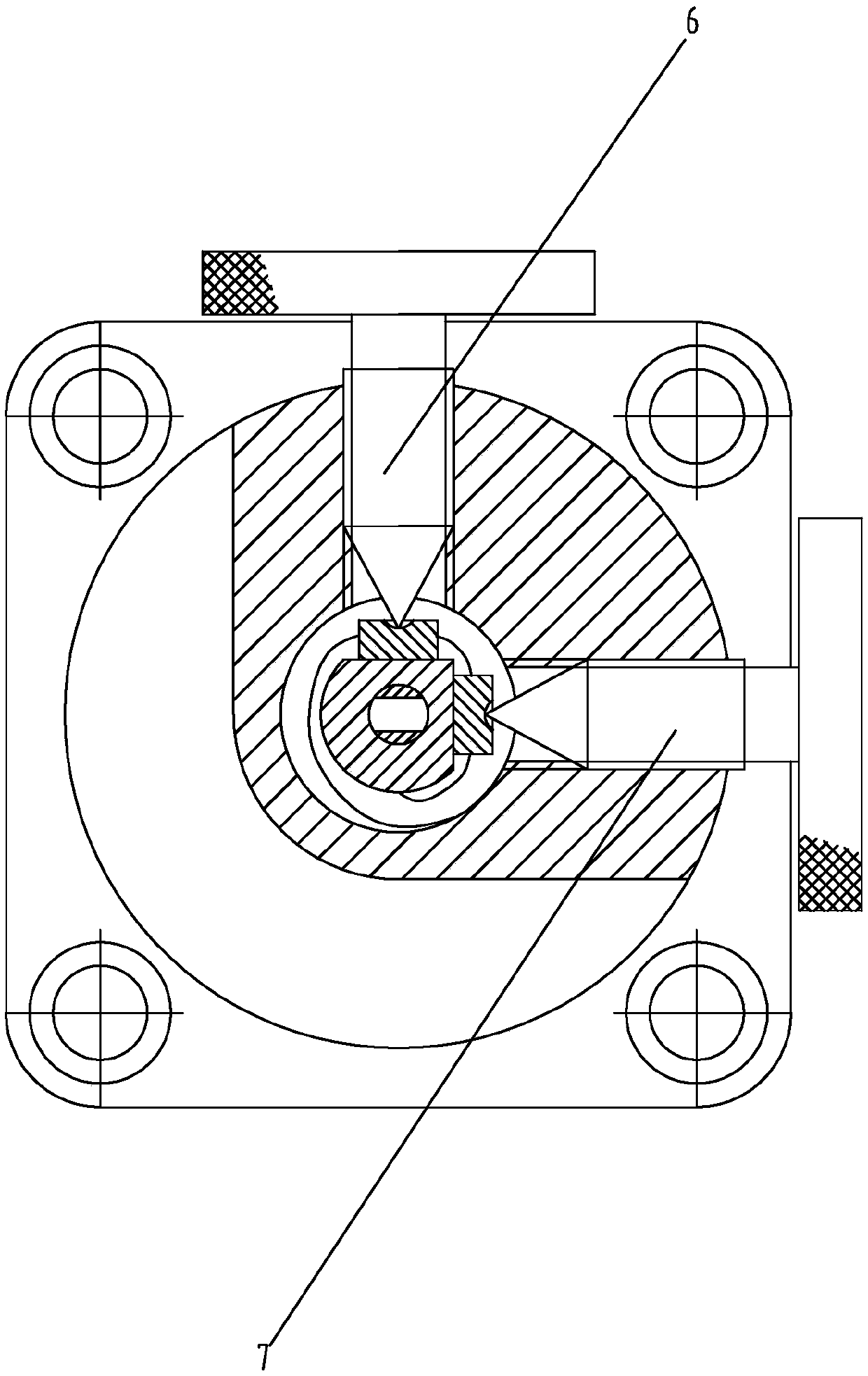 Fine tuning mechanism of reflector