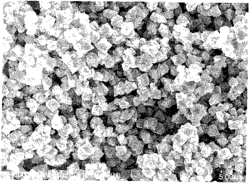 Preparation method of octahedron nickel nano micro-material