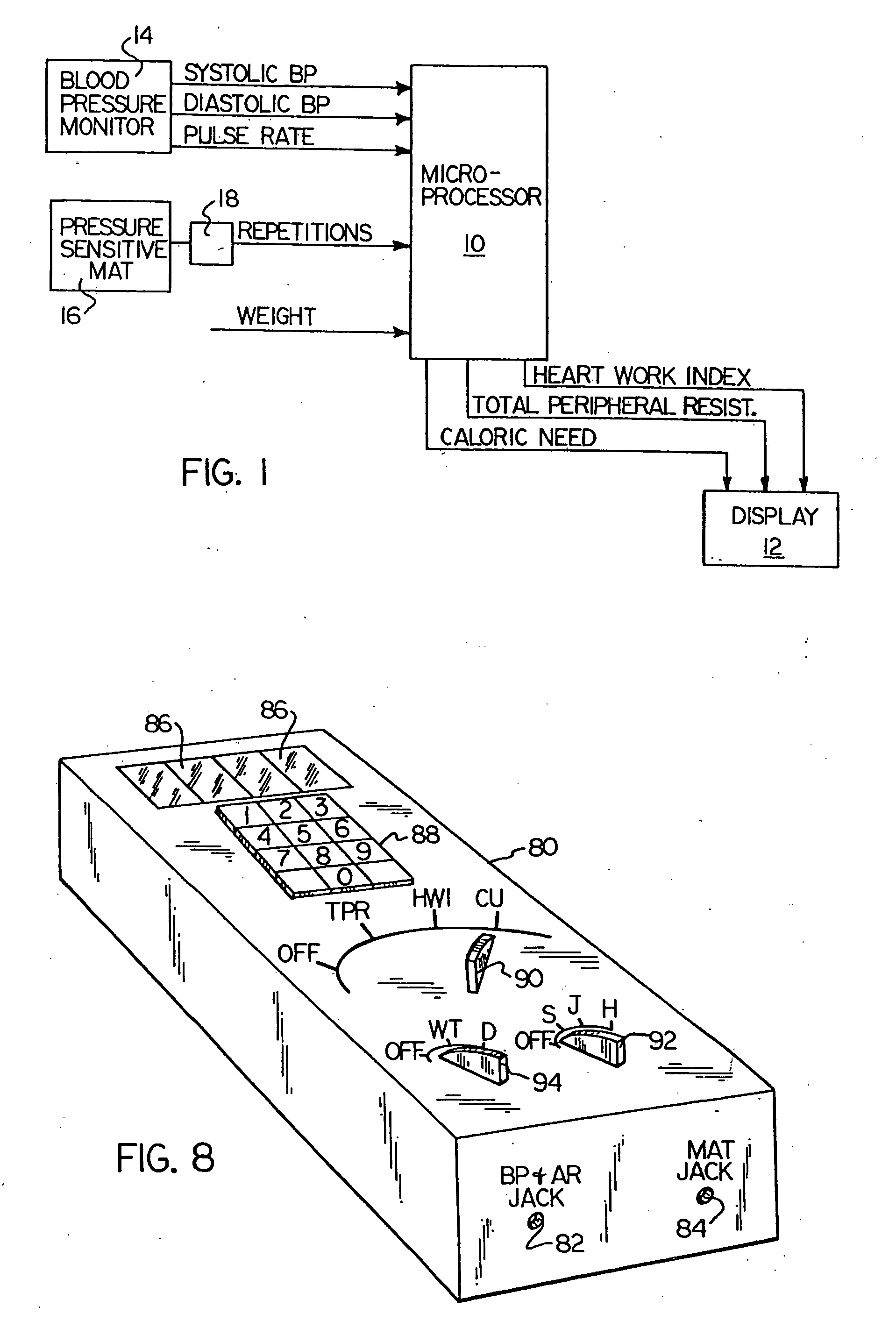 Portable physiological parameter monitor