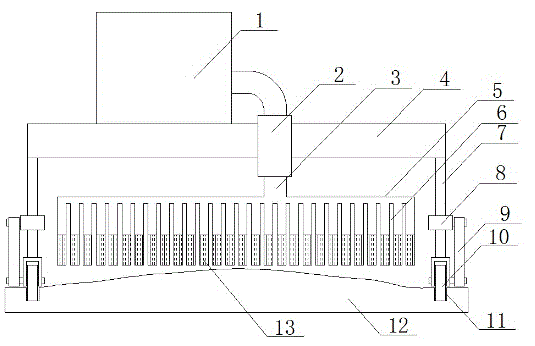 Cage ground disinfecting and cleaning equipment