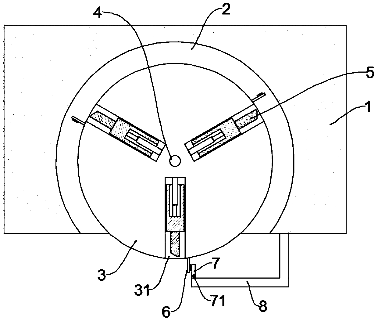 Automatic extension cutter frame device for numerical control machine