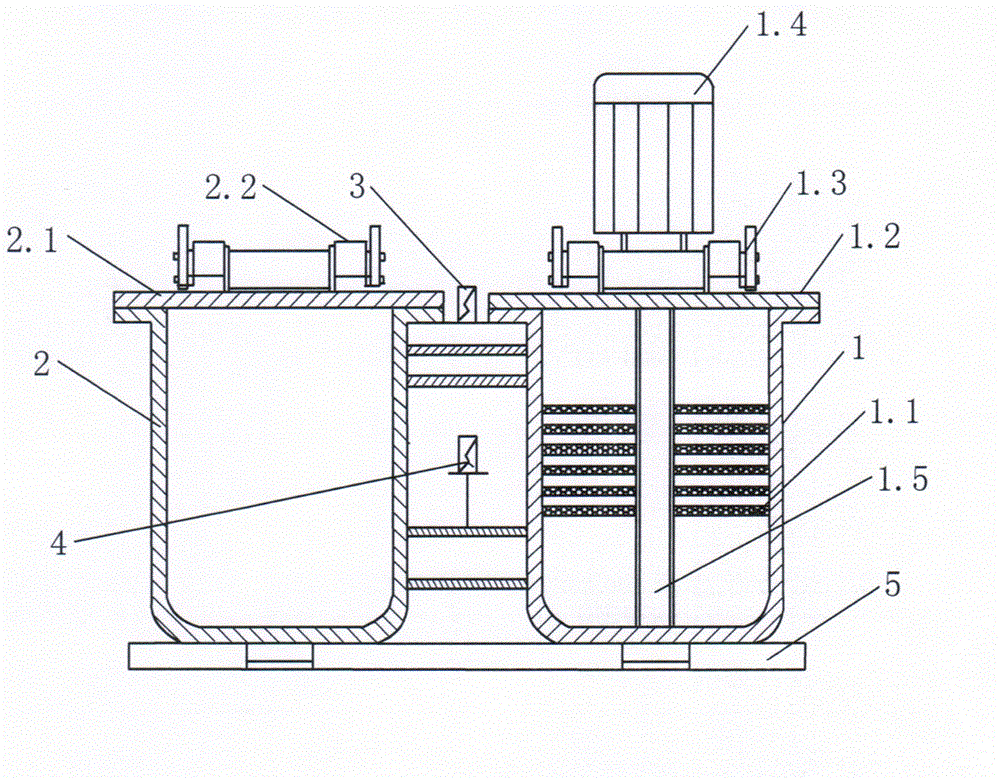 A kind of marine string washing filter