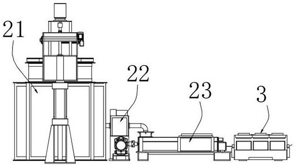 Glass fiber gridding cloth production system