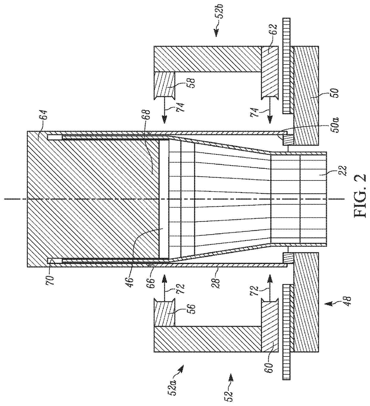 Guide tube retainment feature during crimping of guide tubes