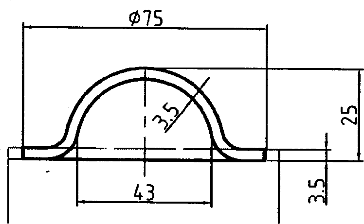 Method for processing panel into protuberant drum wall-thickening part by utilizing stamping process