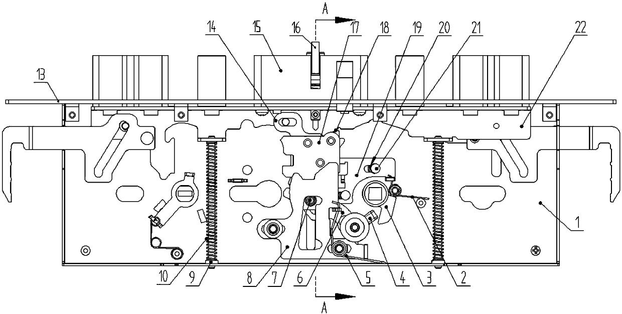 Novel mechanical automatic lock body