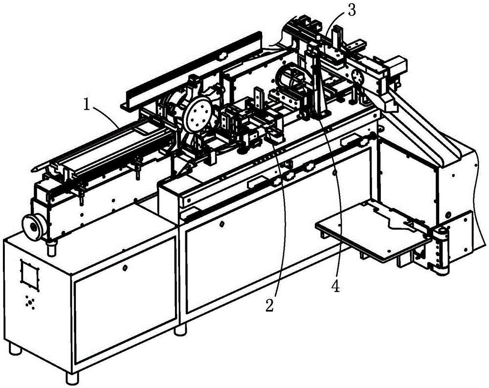 A candy inner box packaging equipment