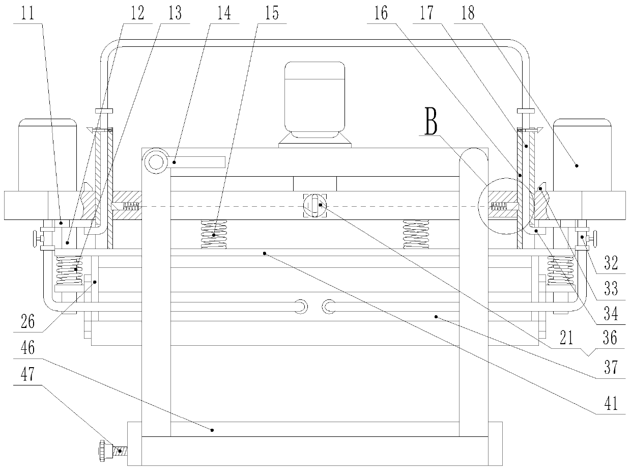 Coating device for surface coating