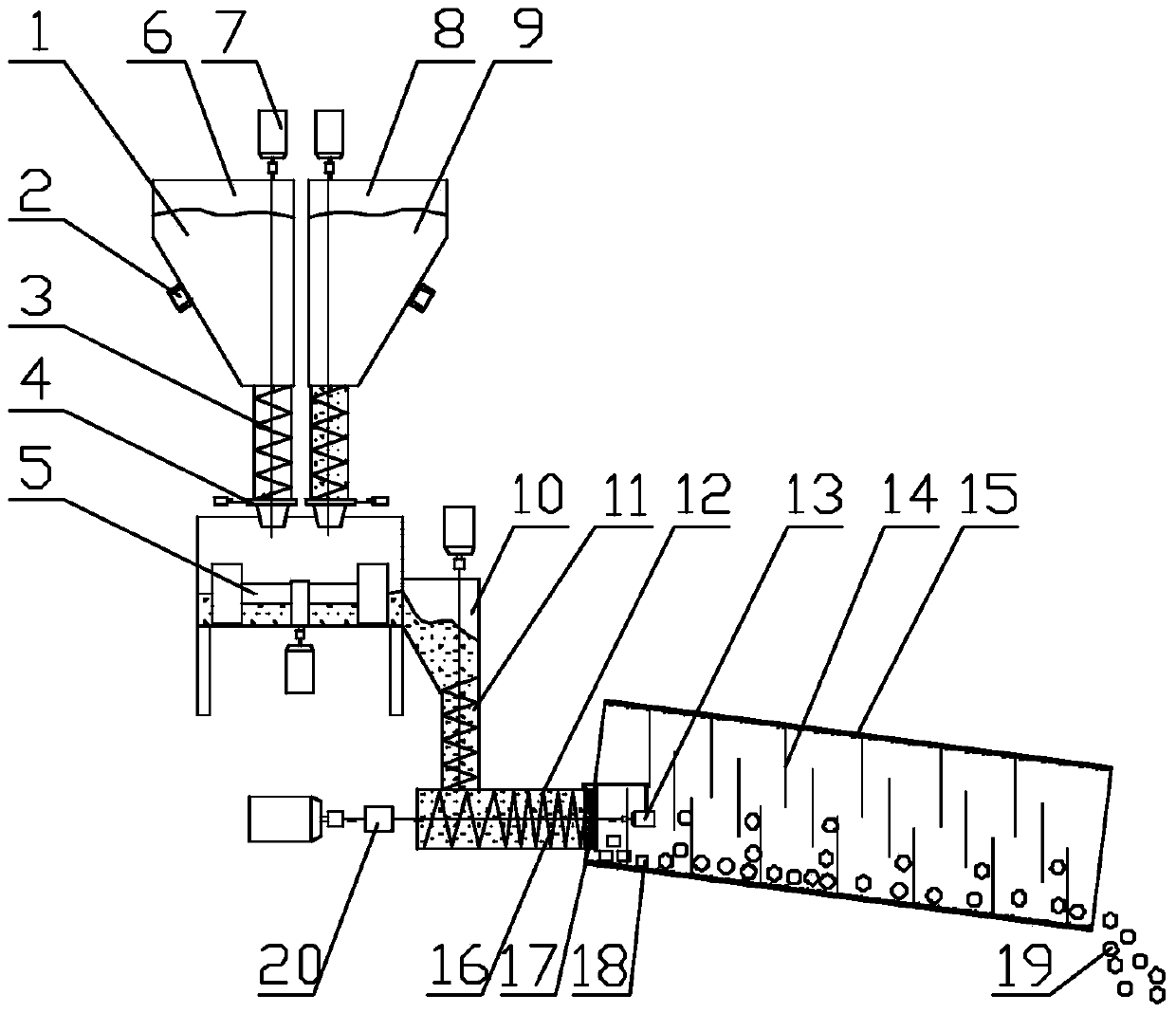 A device and method for pelletizing steelmaking sludge