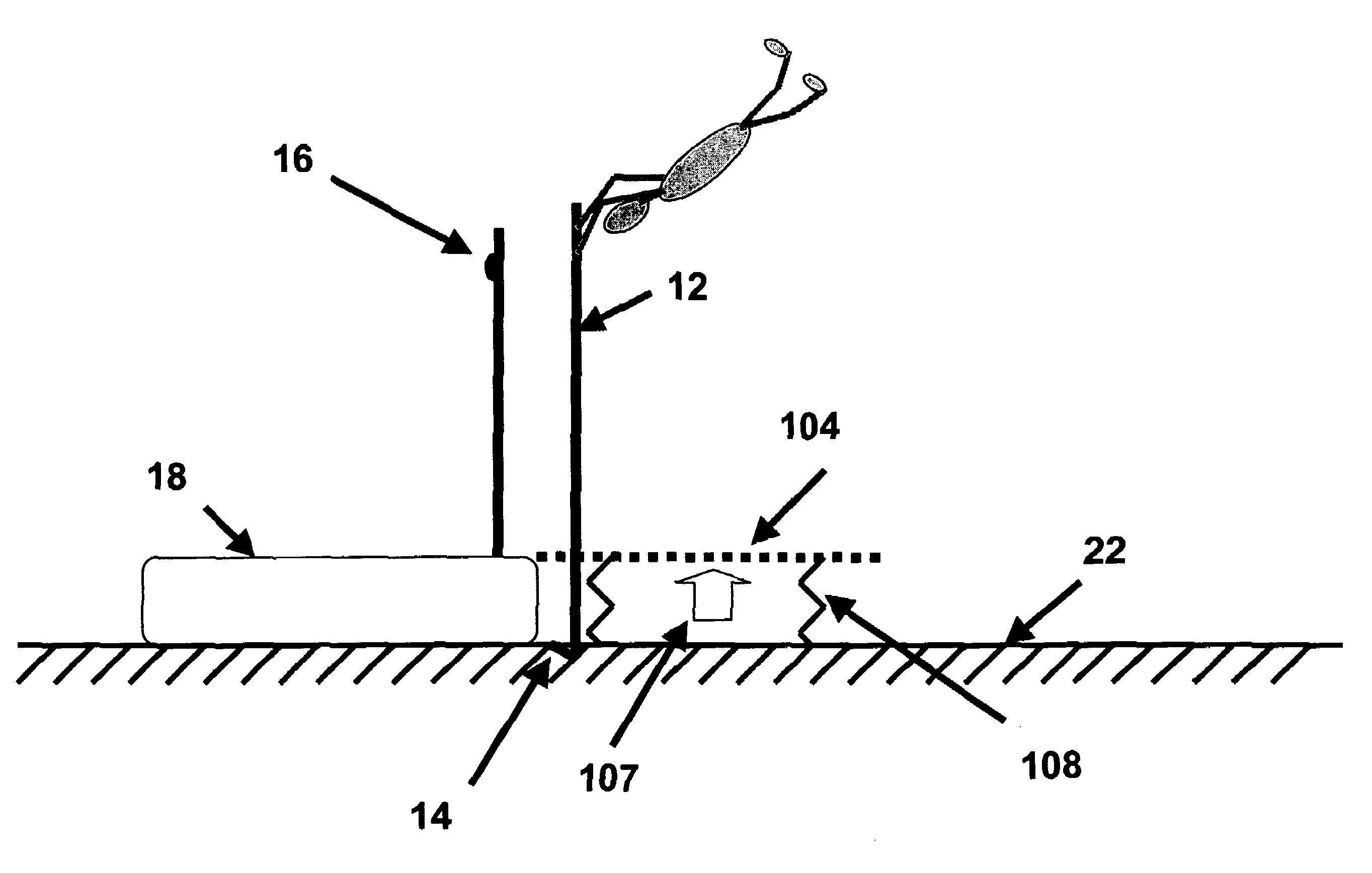 Method and system for preventing pole vault fall injuries