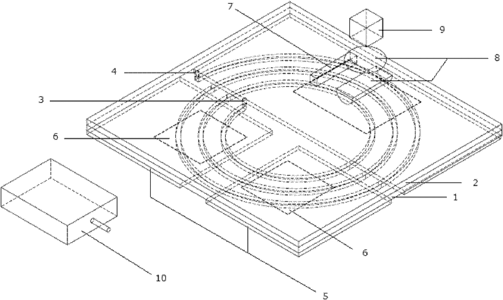 Polymerase chained type reactor and real-time micro-optics detection device