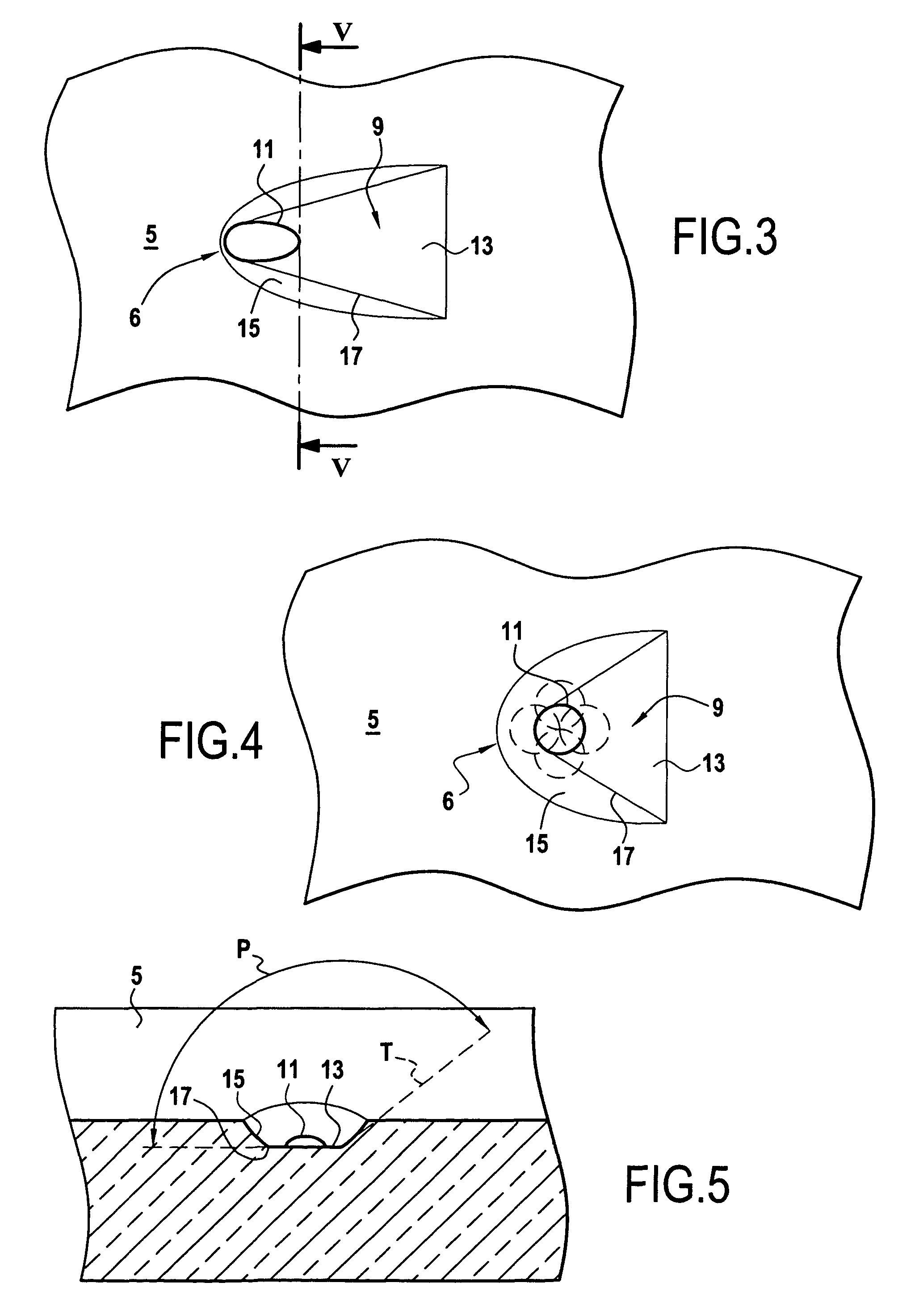 Cooling channel formed in a wall