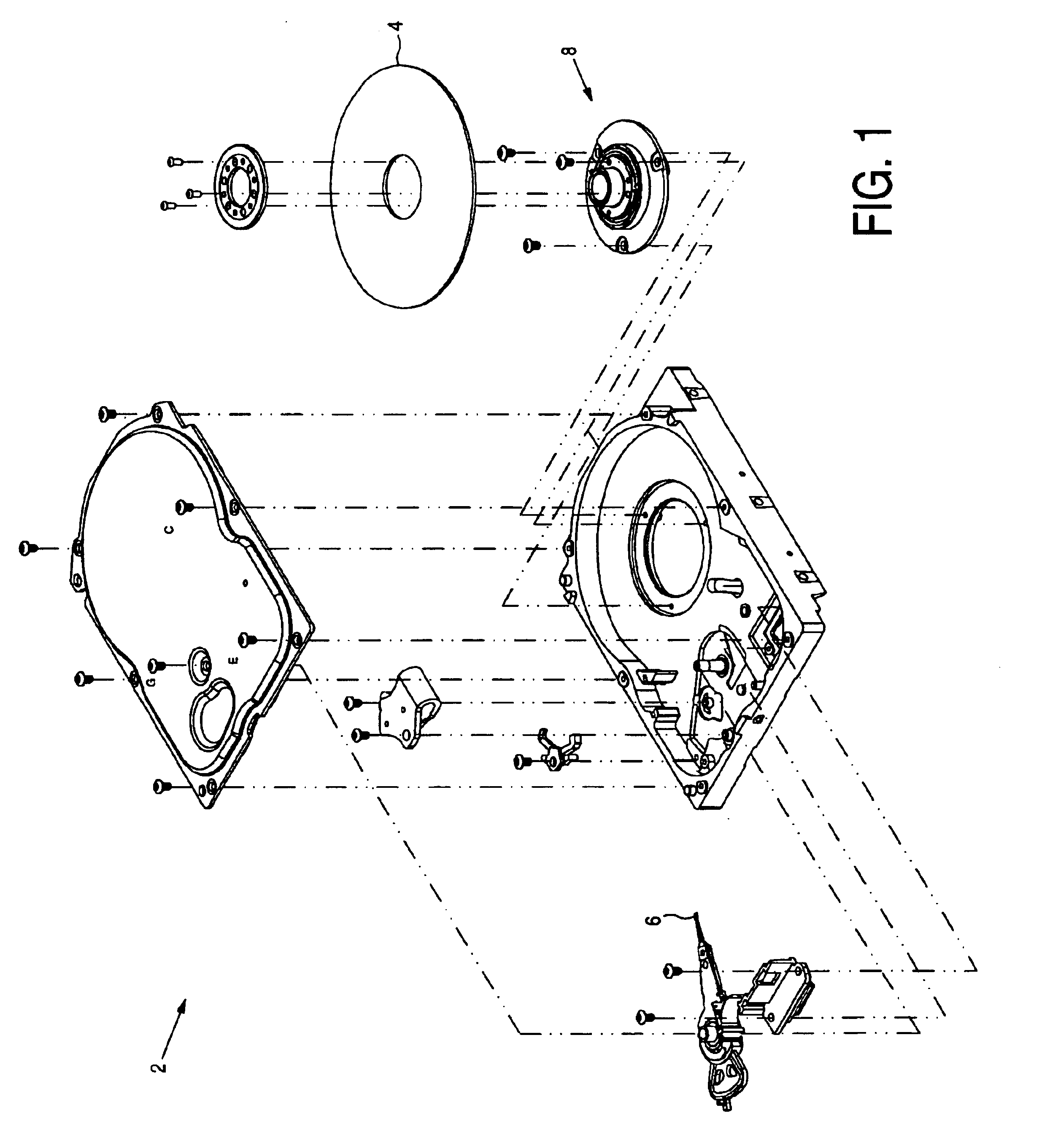 Disk drive employing a spindle motor comprising a locking spring arm disengaged through stator coil flux