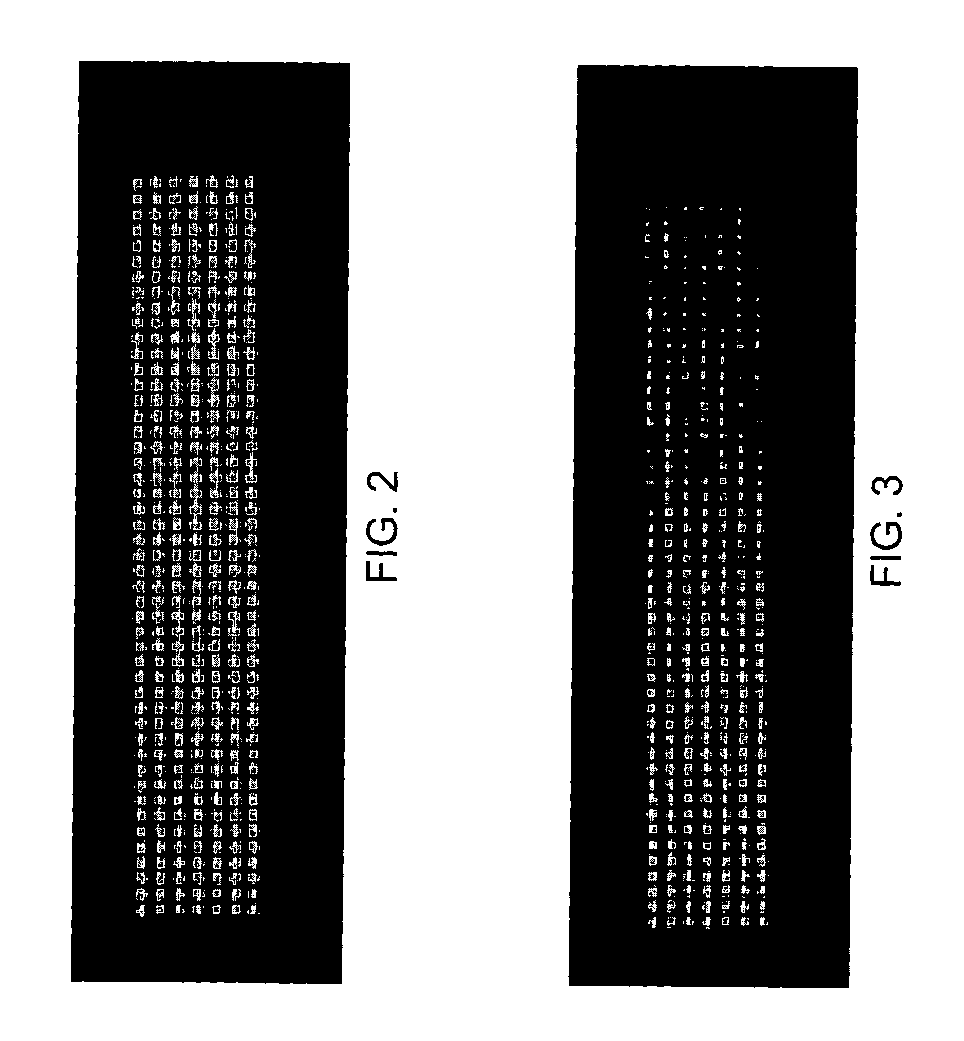 Method and device for non-destructive analysis of perforations in a material