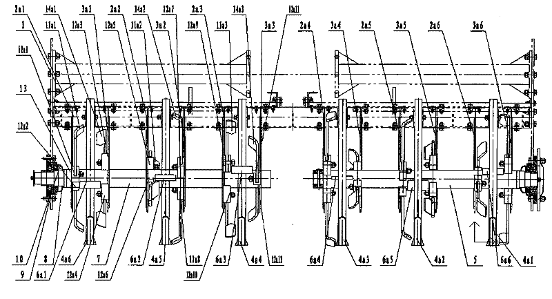 Seedbed rotary cultivator for minimum-tillage precise combined direct seeder