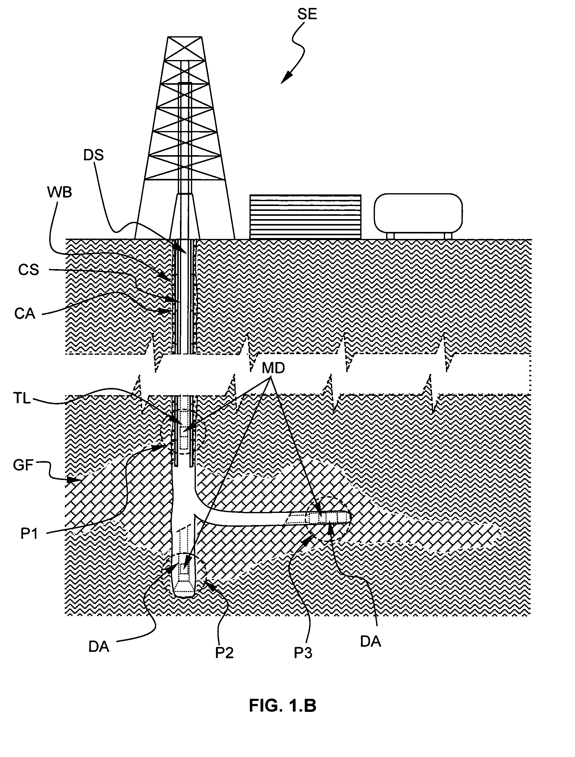 Device and method of measuring depth and azimuth