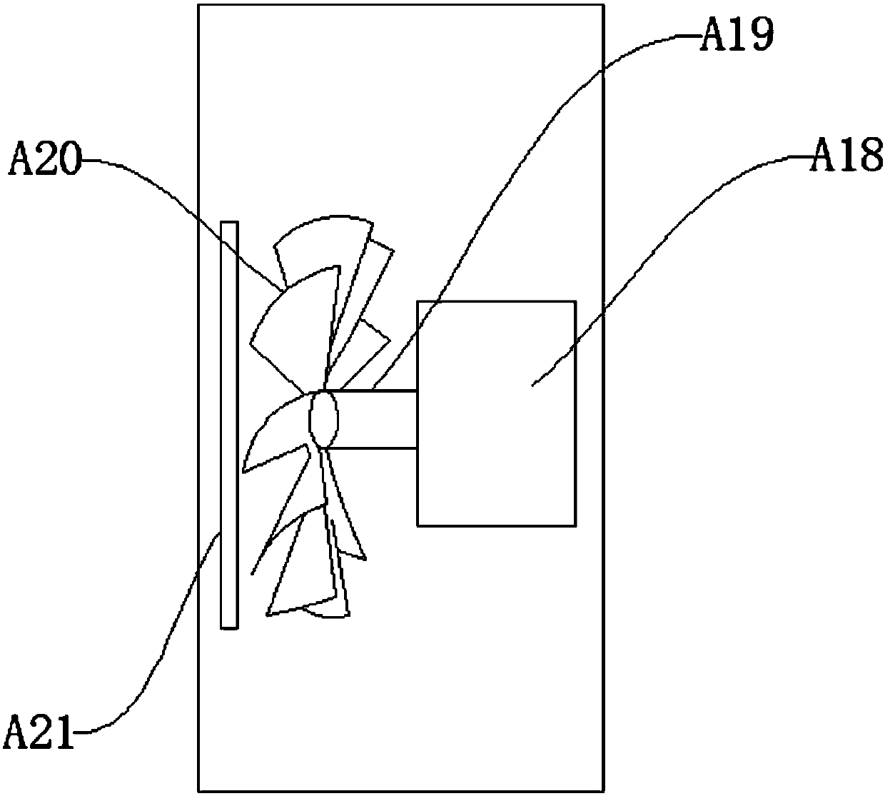 Dehydration device used for freeze-dried food processing