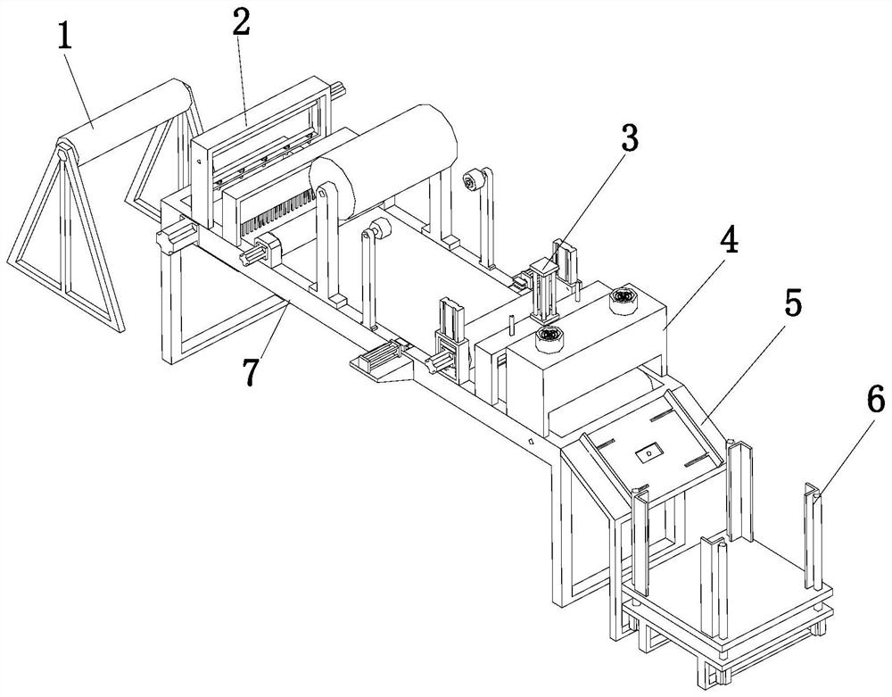 Automatic gold paper production line and process