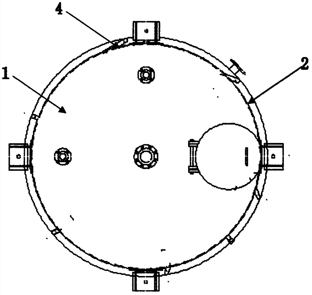 Dispersed feeding device for kettle