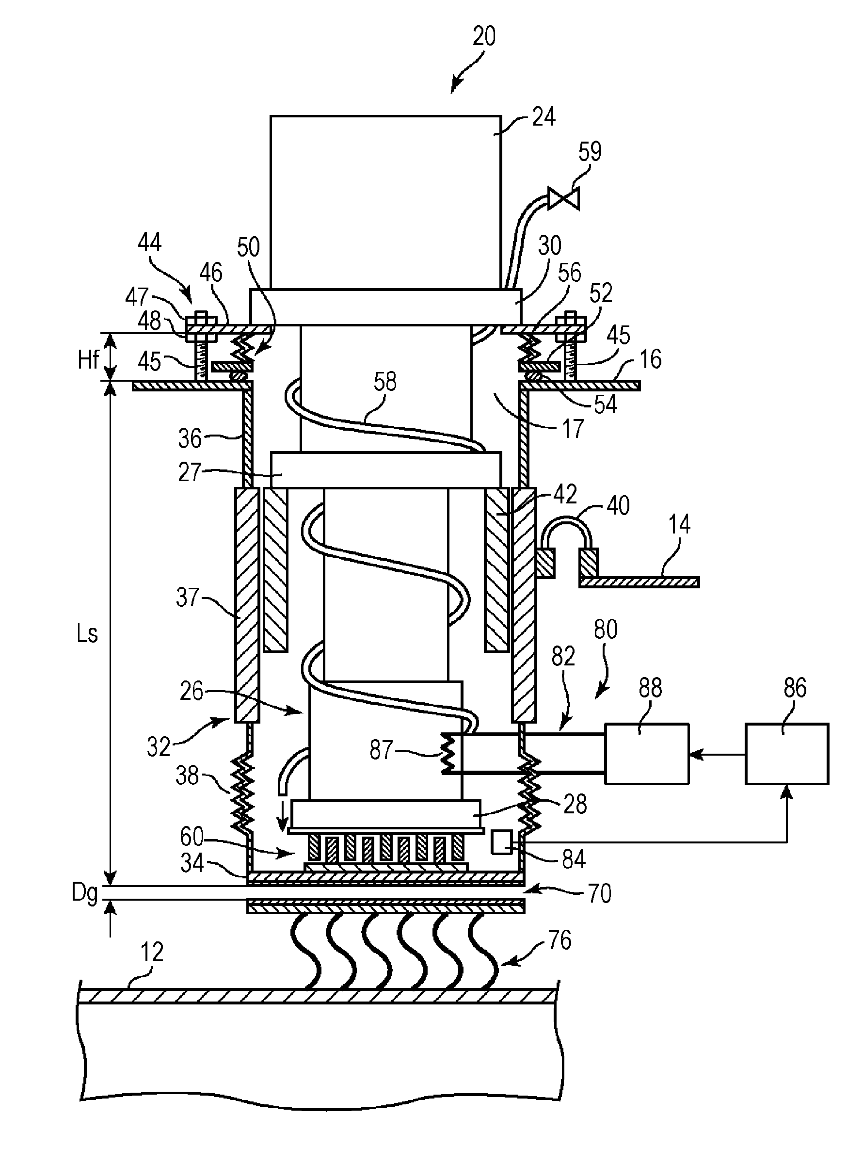 Ultra-low-temperature device and method for refrigerating object to be refrigerated using the same