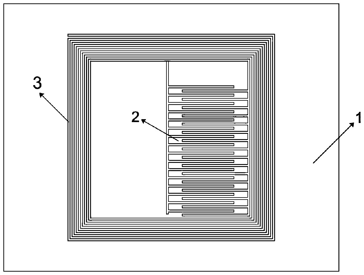 Method for manufacturing wireless passive flexible pressure sensor based on LC resonance