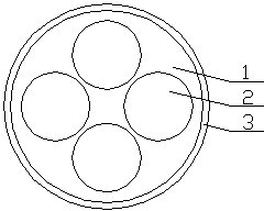 Flexible inorganic insulating fire-resisting cable