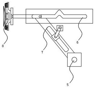 Processing equipment adapting to thickness change and used for automobile special-shaped plastic covering part processing