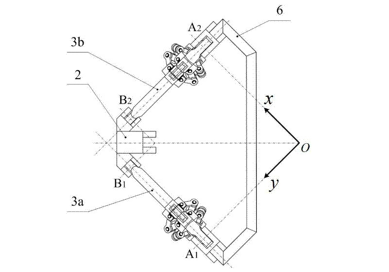 Multi-link straight line guide independent suspension with 3-RRR telescopic compensation mechanism