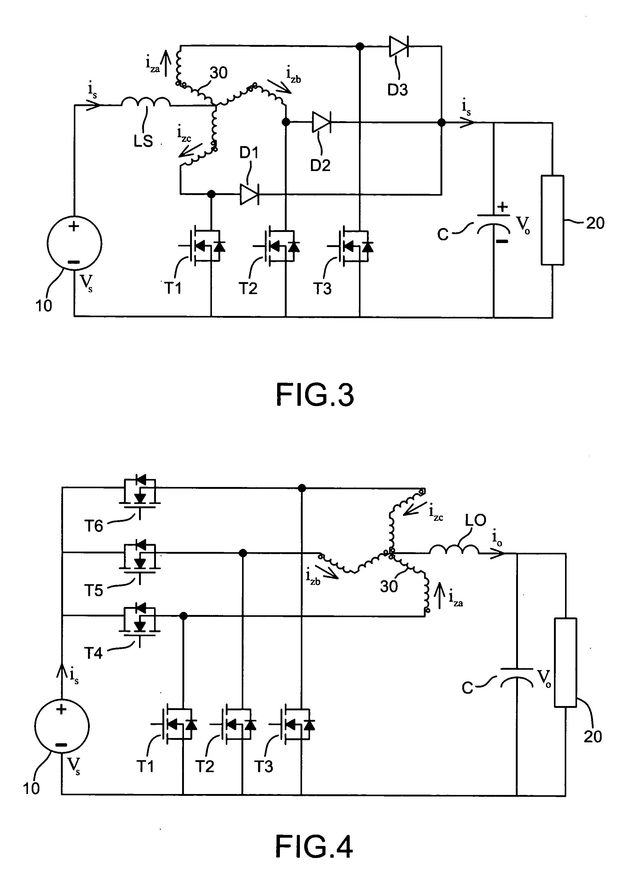 DC to DC converter with high frequency zigzag transformer