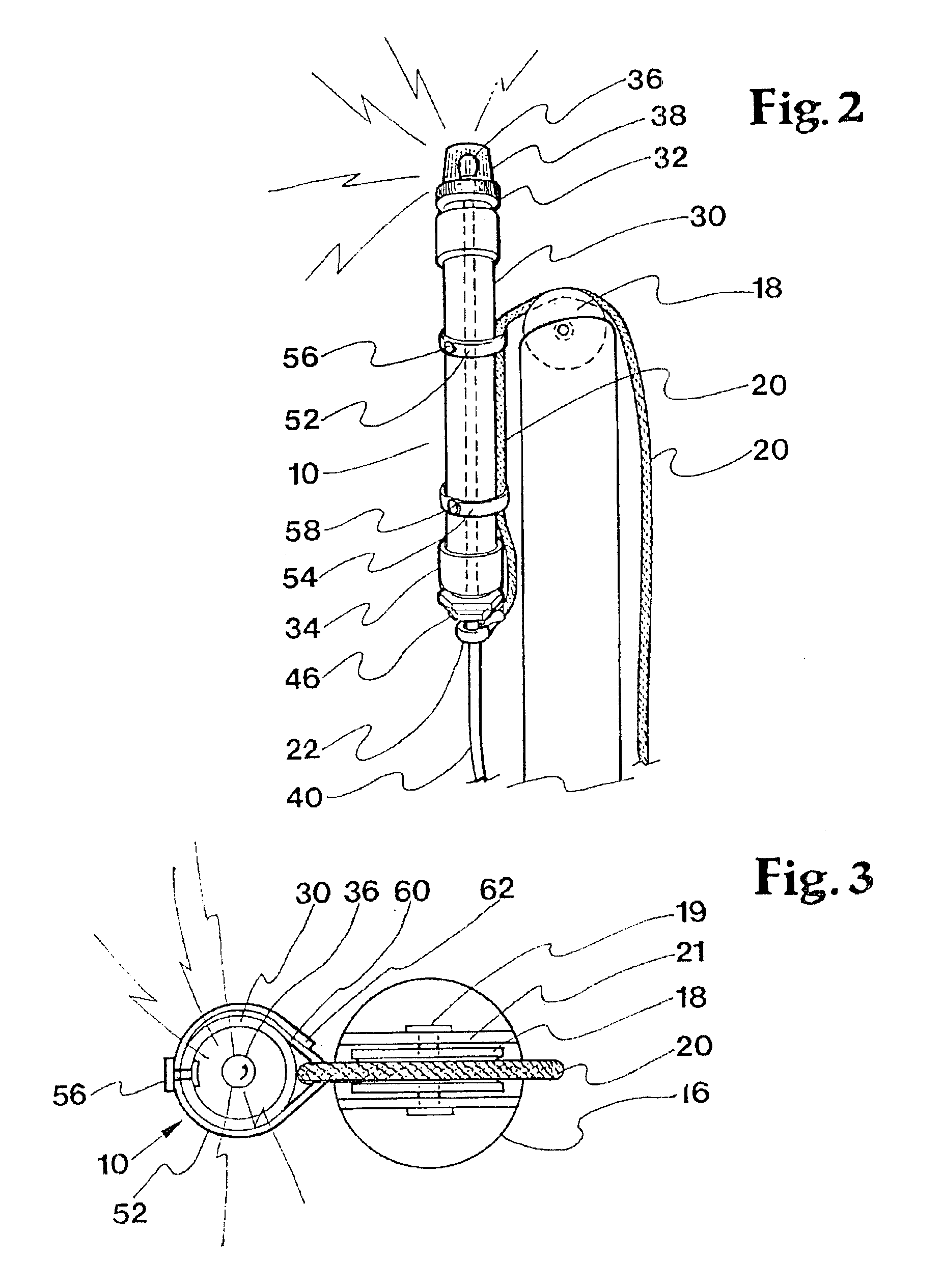 Sailboat anchor light having hoist structure