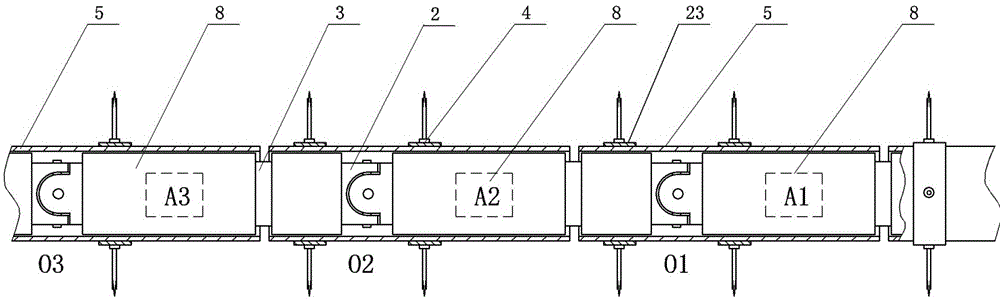 Serialized multidimensional deformation data collection device