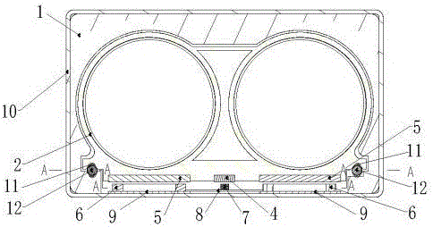 Closed loop double drive automatic focusing device used by double cameras