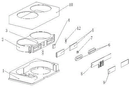 Closed loop double drive automatic focusing device used by double cameras