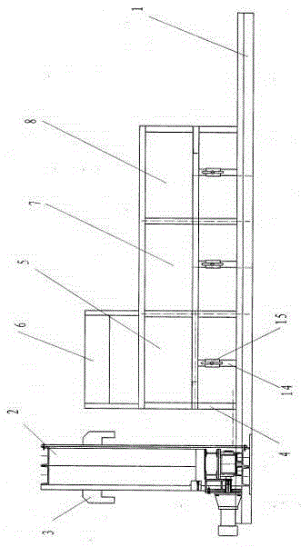 Polycrystalline silicon ingot surface pretreatment device and its treatment method