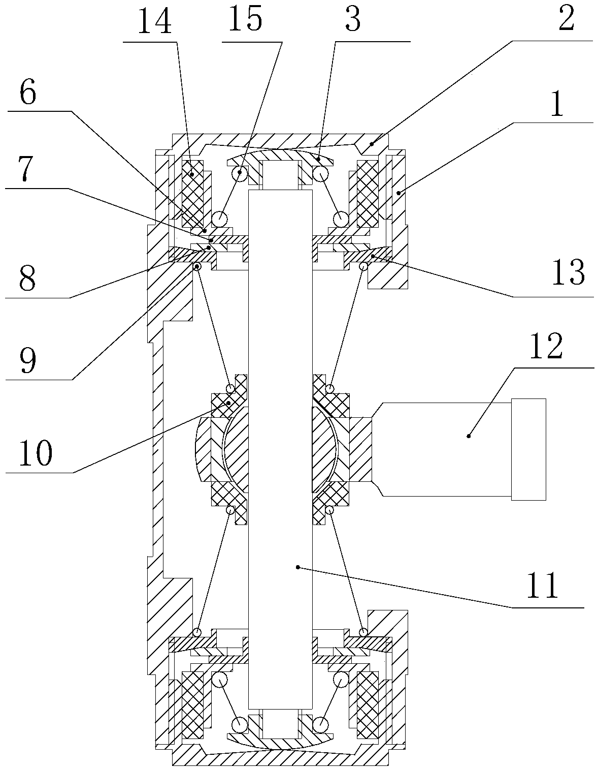 An anti-vibration and impact-resistant back vibration isolator