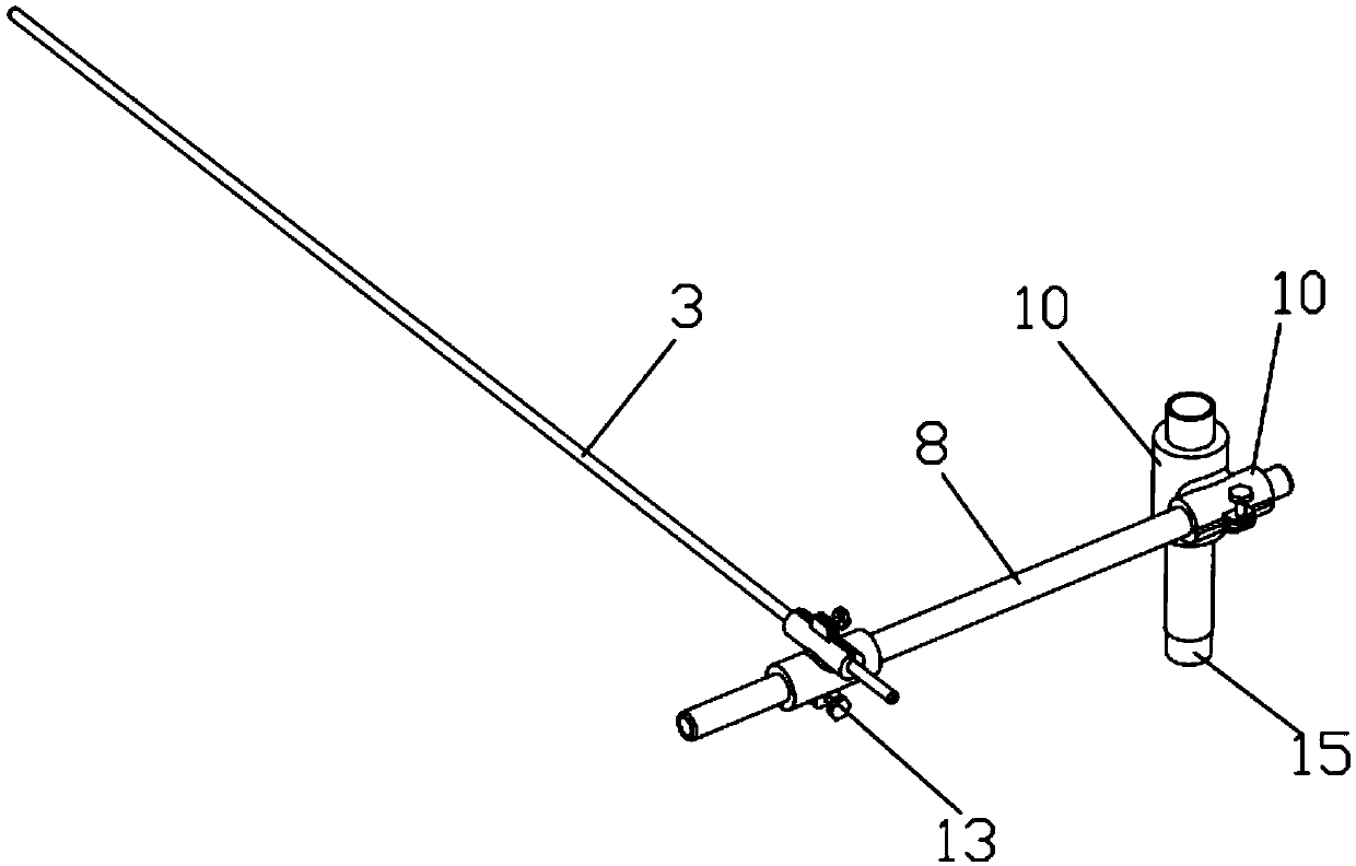 Knee joint X-ray image detection device and use method thereof