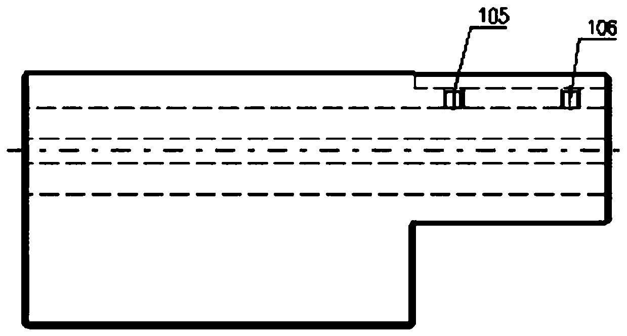 Aluminum sealing pipe blanking device and using method thereof