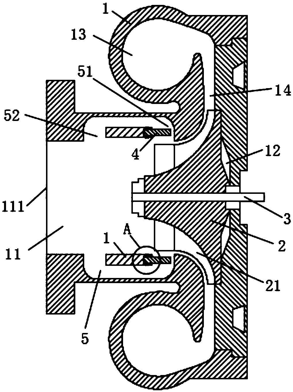 Flexible casing treatment centrifugal compressor