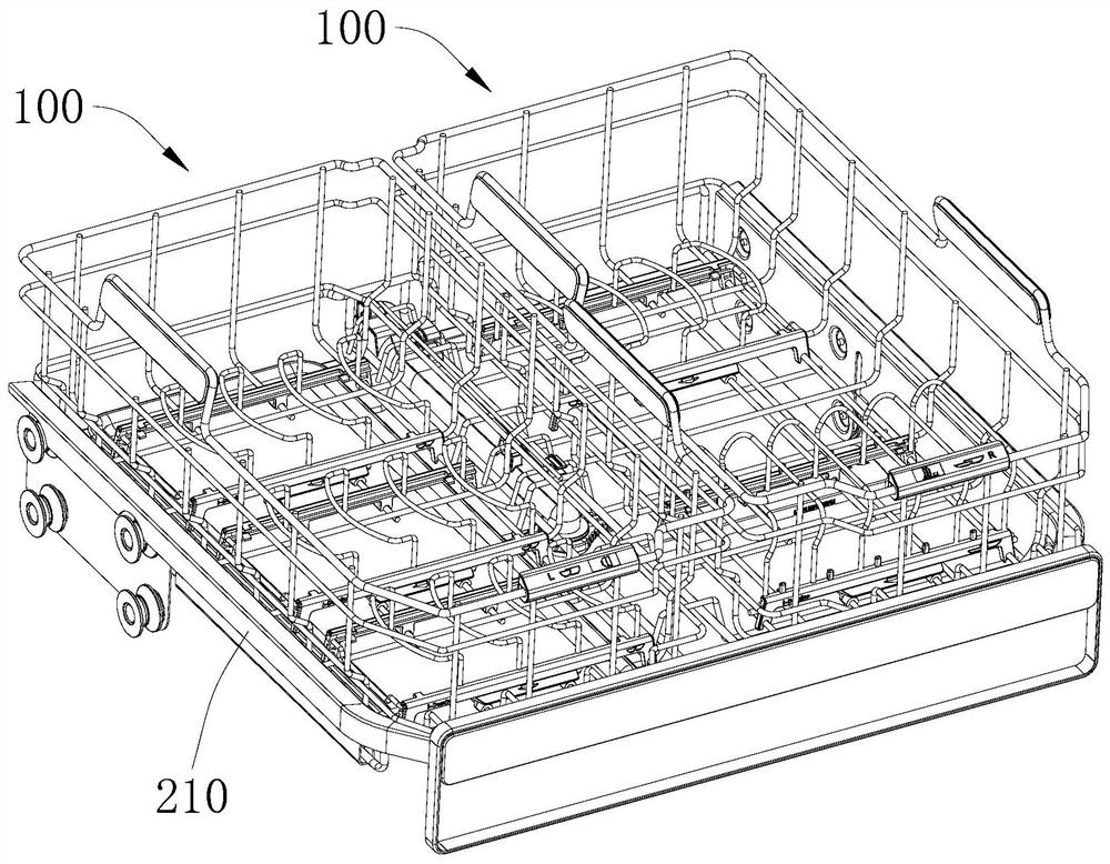 Food preparation basket and dish washing machine