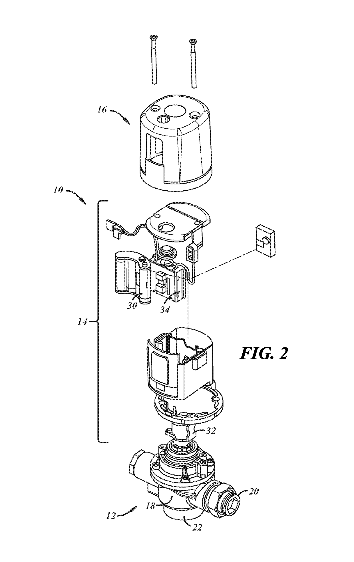 Adjustable sensor device for a plumbing fixture