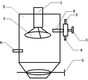 Asphalt foaming machine used for preparing foamed asphalt