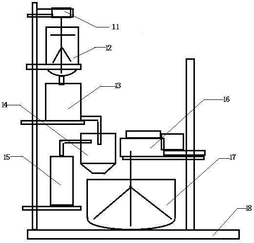 Asphalt foaming machine used for preparing foamed asphalt